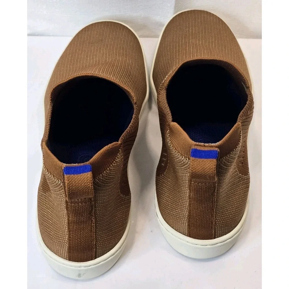 Rothys Chelsea Womens‎ Size 10.5 Boots Tan Shoes Knit Ankle Comfort Sneakers